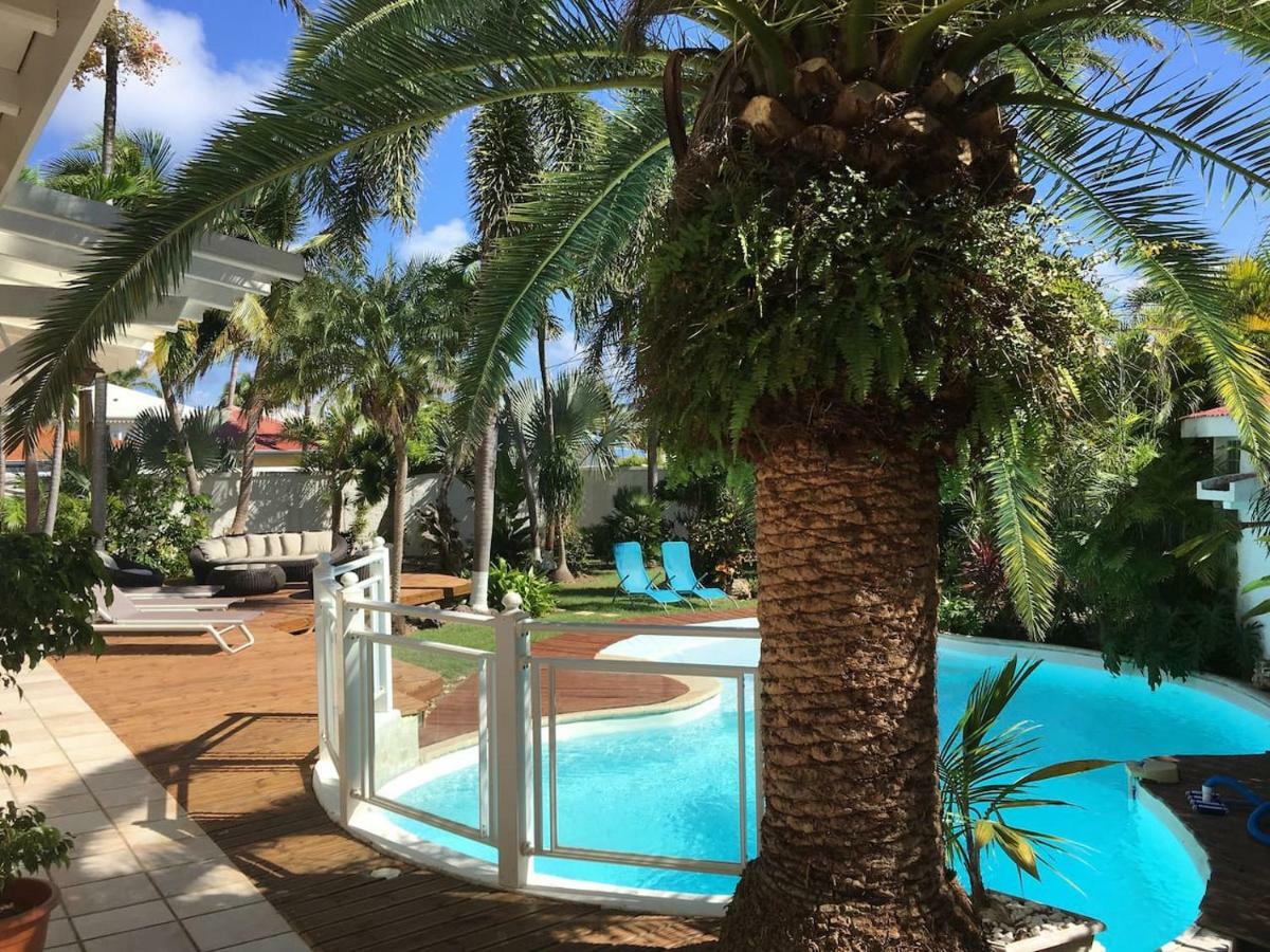 Villa Iguanou Et Piscine En Bord De Mer Proche Plages Marina Et Golf Saint-Francois  Εξωτερικό φωτογραφία