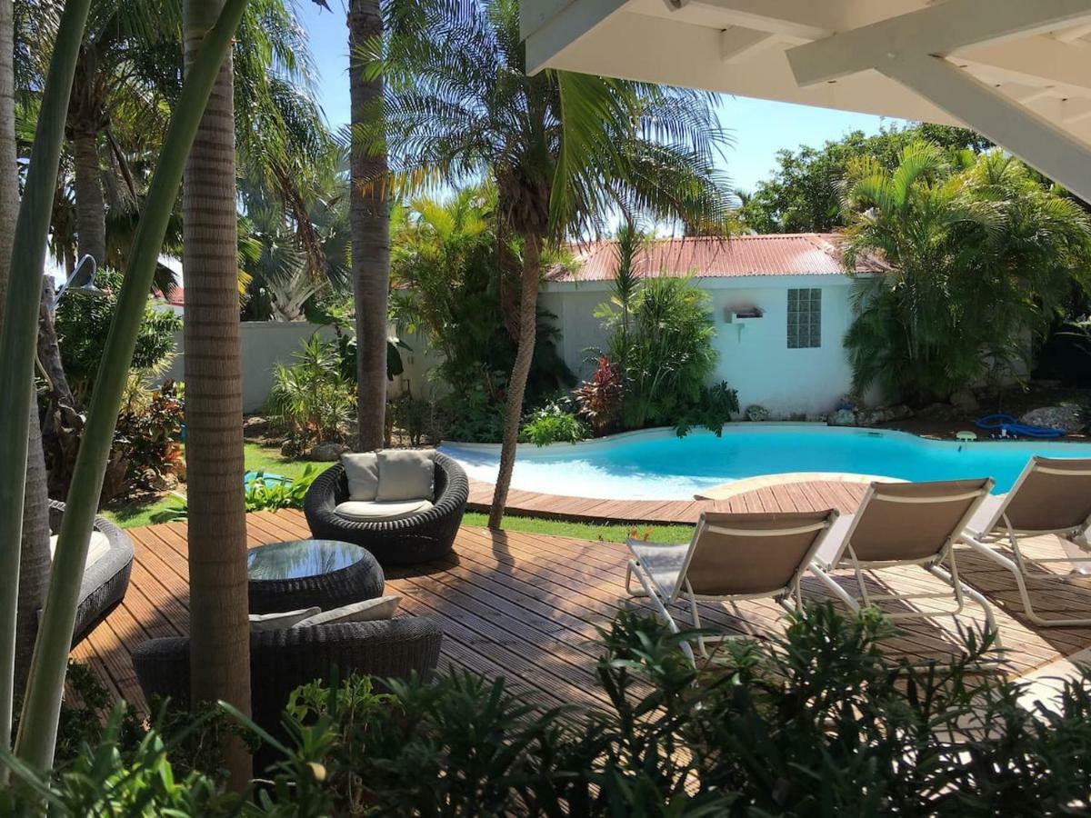 Villa Iguanou Et Piscine En Bord De Mer Proche Plages Marina Et Golf Saint-Francois  Εξωτερικό φωτογραφία