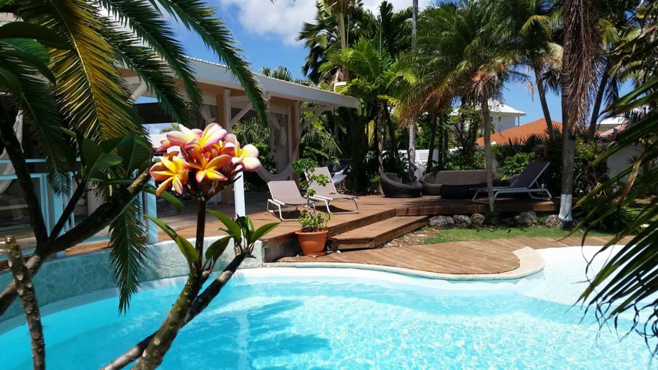 Villa Iguanou Et Piscine En Bord De Mer Proche Plages Marina Et Golf Saint-Francois  Εξωτερικό φωτογραφία